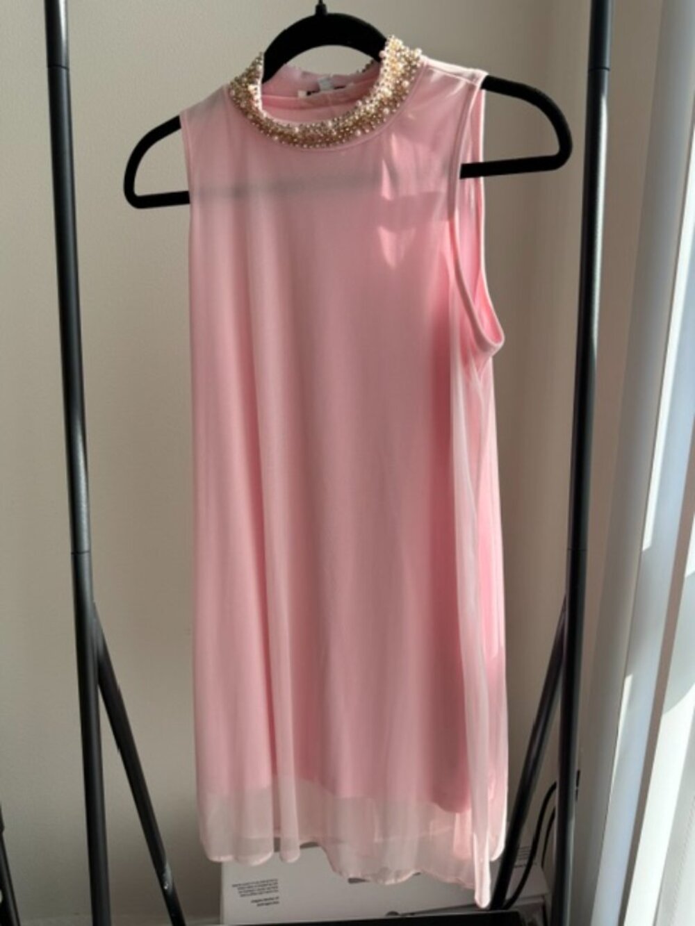 Blush Pink Shift Dress